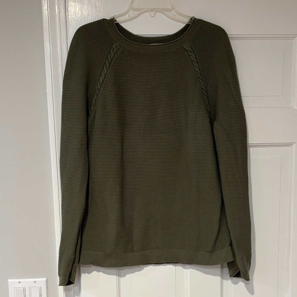 Talbots Olive Green Sweater